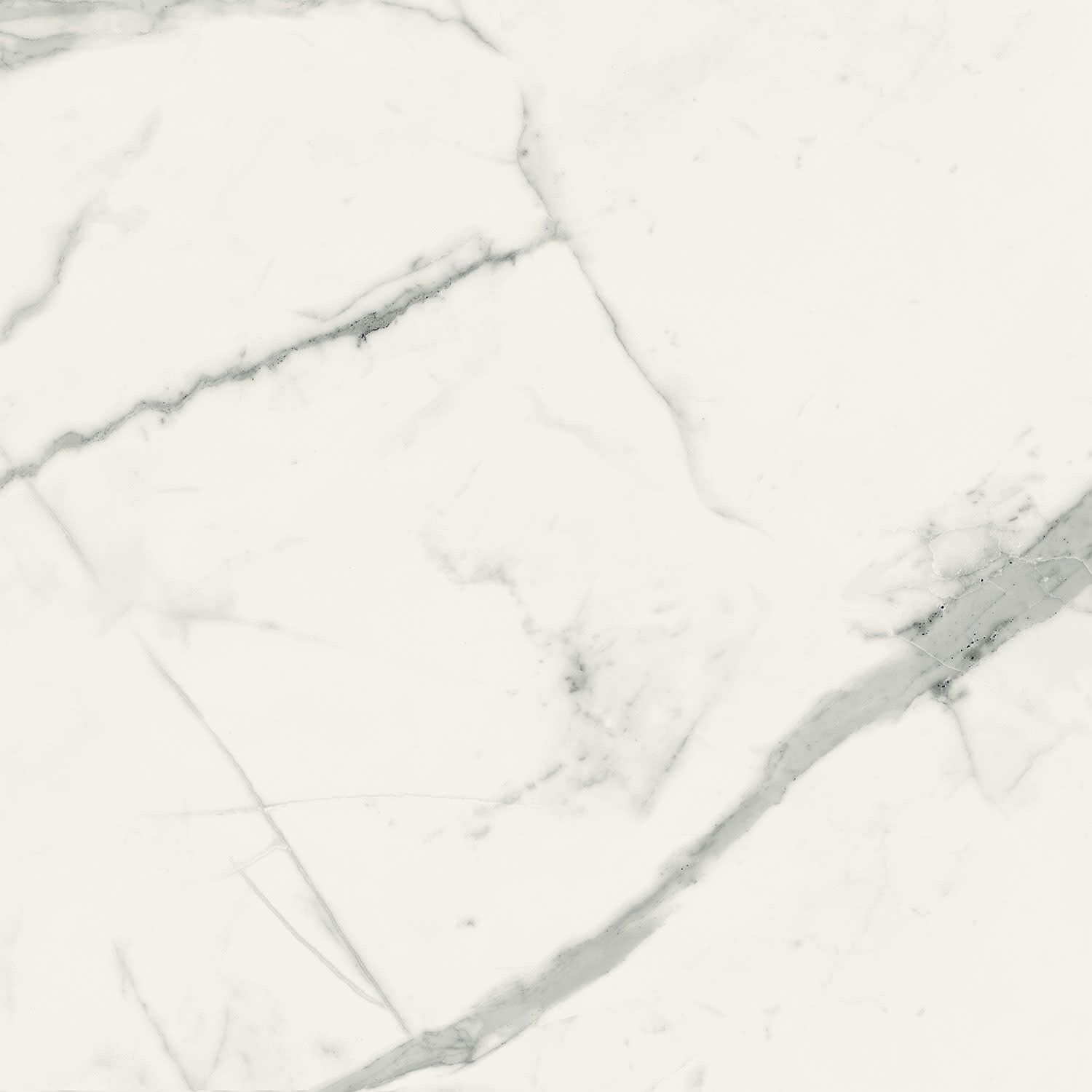 Vloer- en wandtegel wit marmerlook Pietrasanta mat 60 x 60 cm