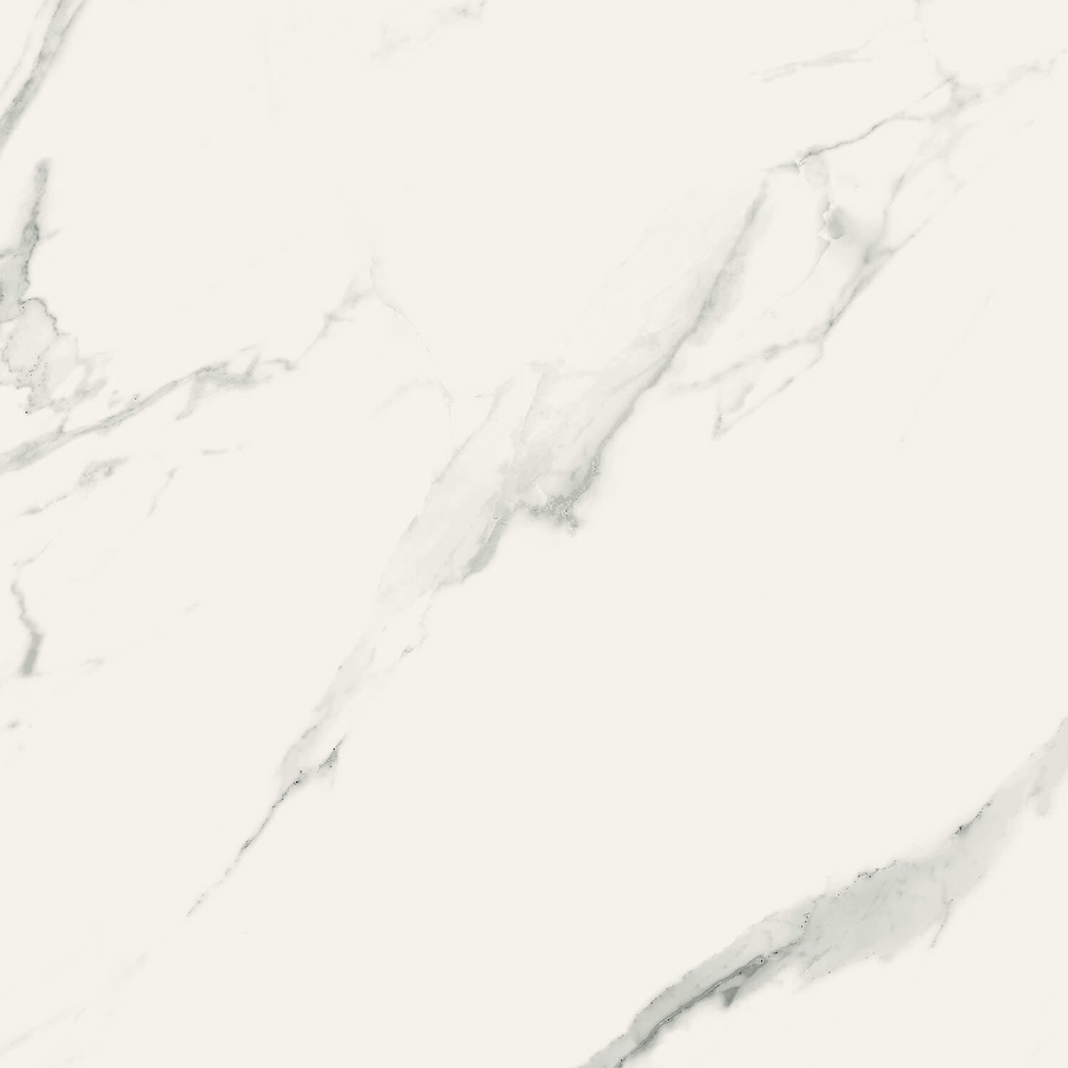 Vloer- en wandtegel wit marmerlook Pietrasanta MAT 80 x 80 cm