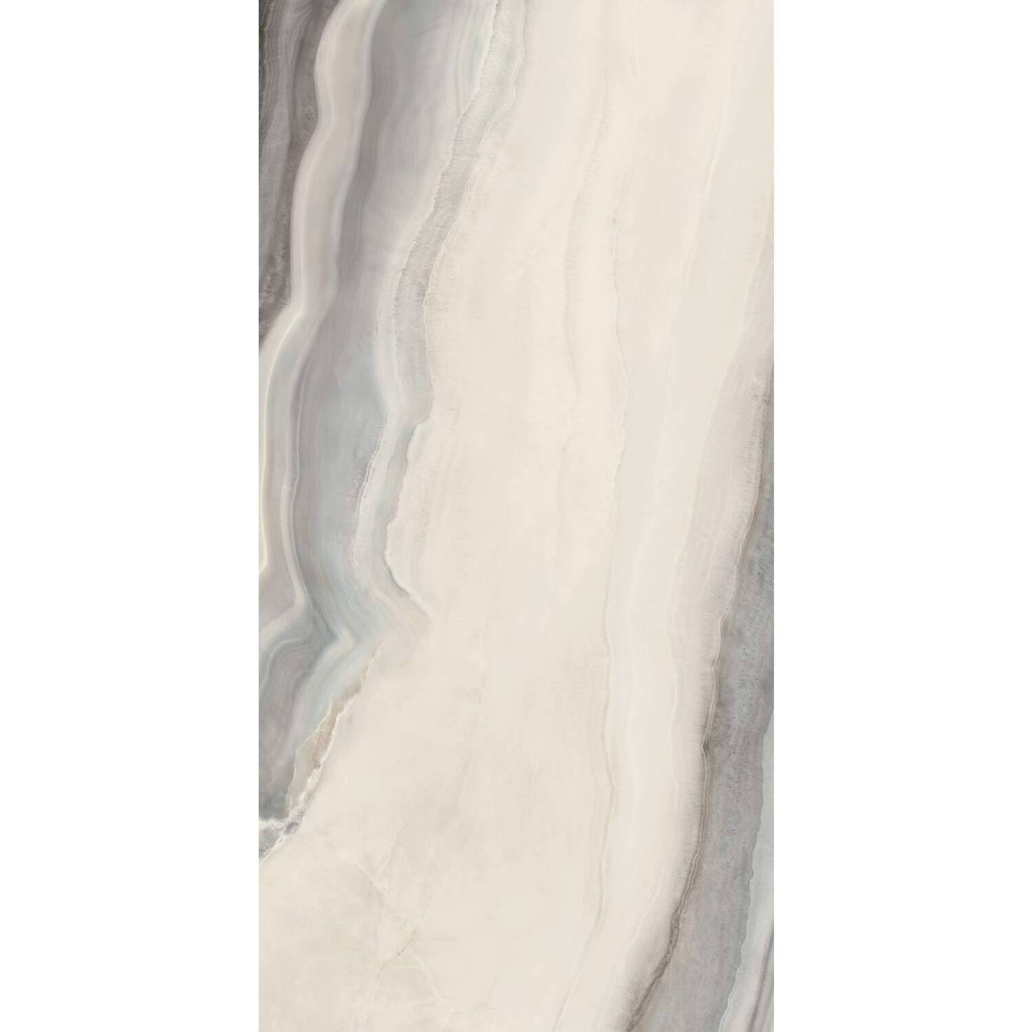 Vloer- en wandtegel  marmerlook White Opal POL 240 x 120 cm
