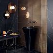 Tegelstrook marmerlook zwart Black Pulpis 90 x 10 cm Tegelstrook marmerlook zwart Black Pulpis 90 x 10 cm