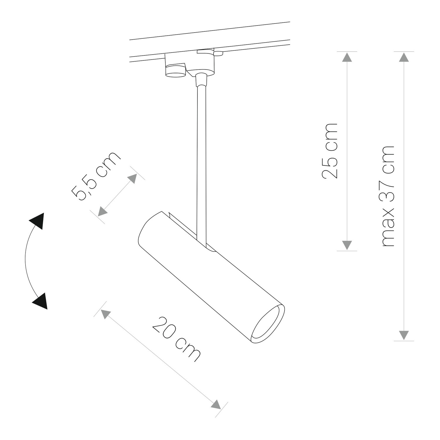 PROFILE EYE SUPER Zwart C