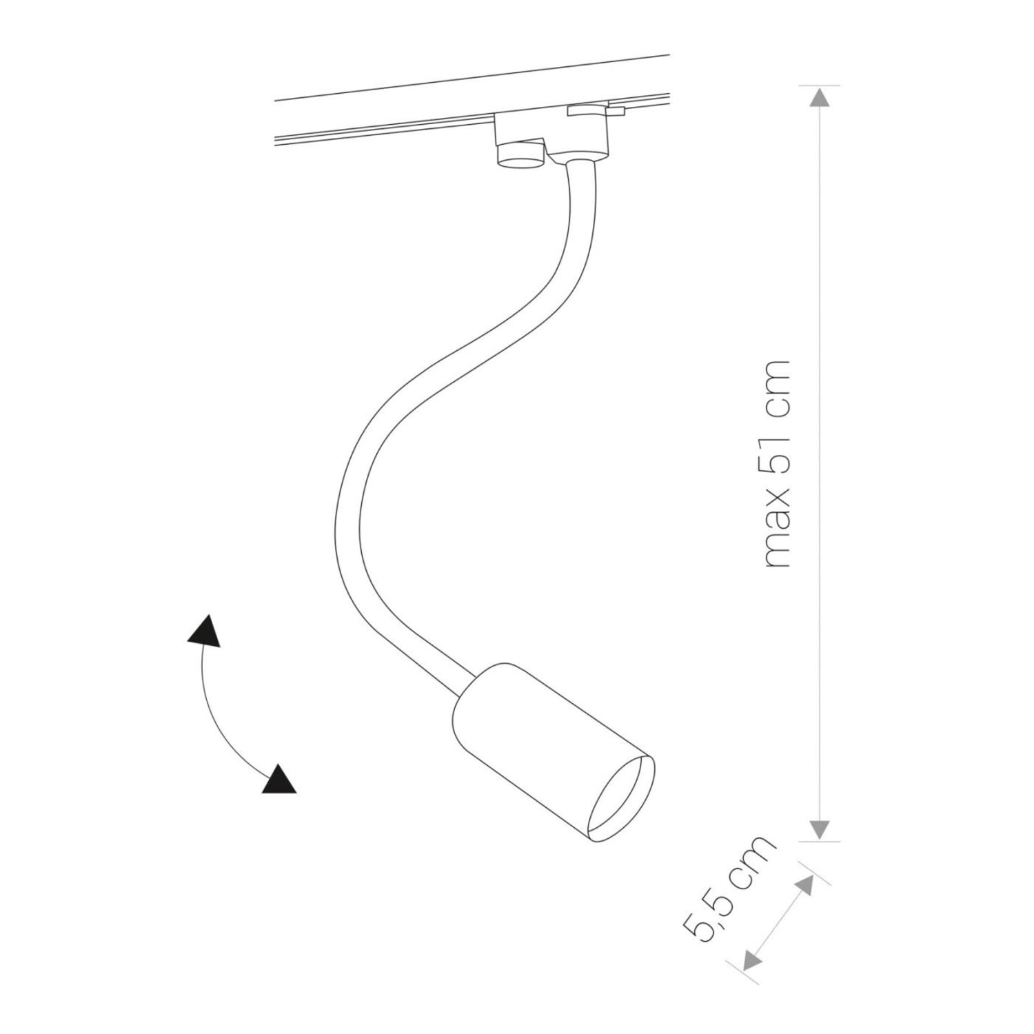 PROFILE EYE FLEX Zwart