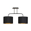 Hanglamp dubbel zwart goud - Alice Hanglamp dubbel zwart goud - Alice
