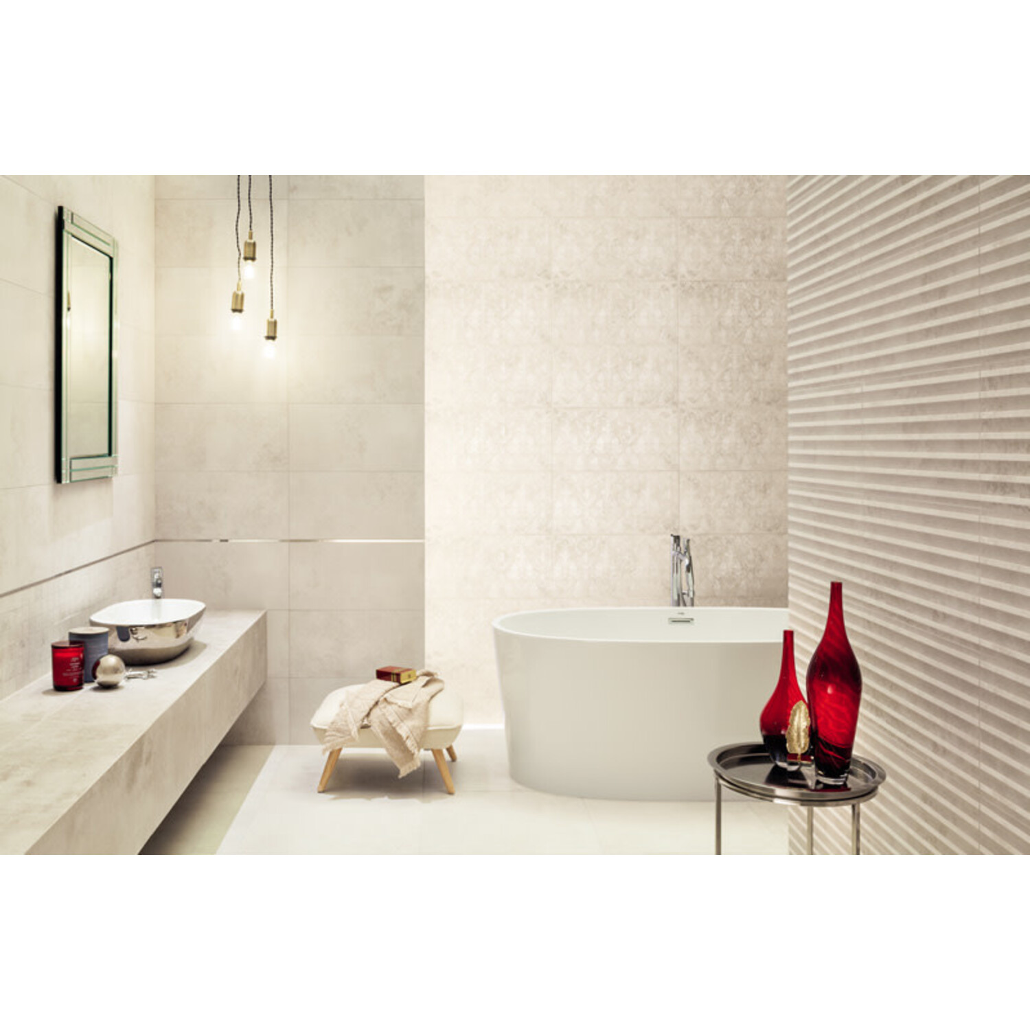 Tubadzin Vloer- en wandtegel beige betonlook Neutral MAT 60 x 60