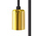 Cameleon Cable Black/Brass E27 3,5M