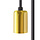 Cameleon Cable Black/Brass E27 5M
