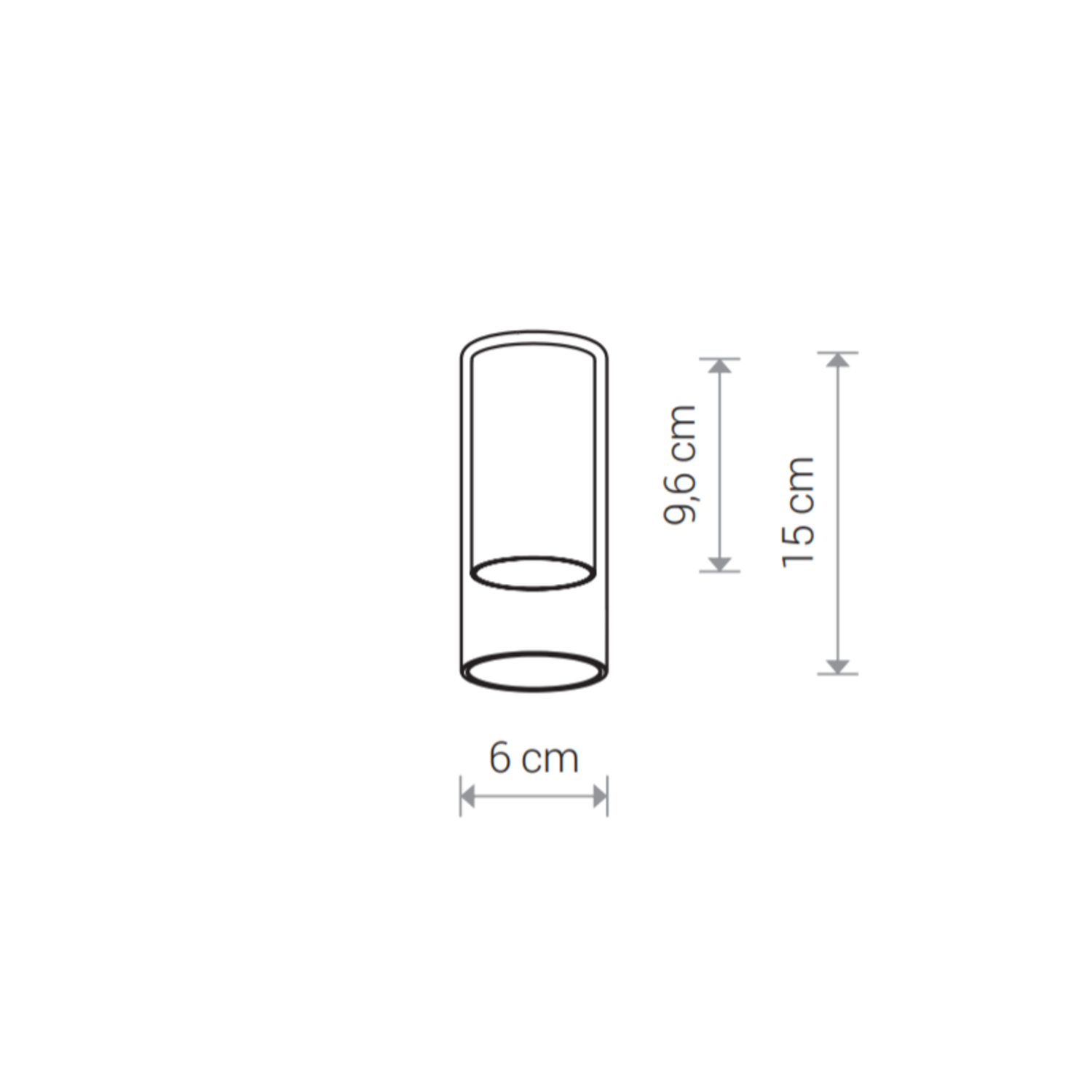 Cameleon Cylinder S White