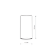 Cameleon Barrel Thin S V/White Cameleon Barrel Thin S V/White