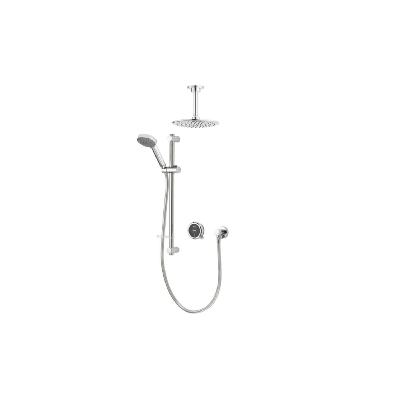 Aqualisa SmartShower met glijstangset en plafondregendouche