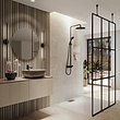 Aqualisa Midas 220 Shower Column- Matt Black