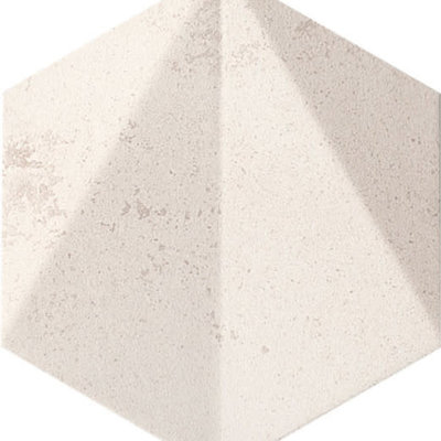Free Space hex white STR 110x125 decortegel