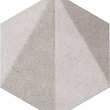 Free Space hex grey STR 110x125 decortegel Free Space hex grey STR 110x125 decortegel