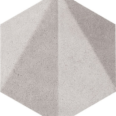 Free Space hex grey STR 110x125 decortegel