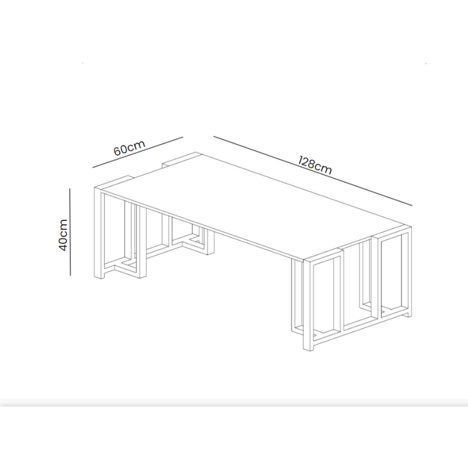 Salontafel Richmond zwart