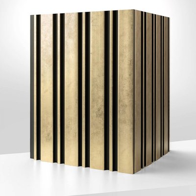 Houtlook wandpaneel - Milo goud 270 cm