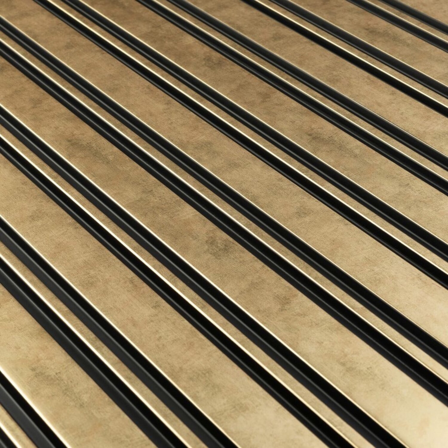 Lamelio Houtlook wandpaneel - Milo goud 270 x 12,2 cm