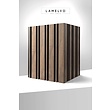 Houtlook wandpaneel - Milo walnoot 270 x 12,2 cm Lamelio Houtlook wandpaneel - Milo walnoot 270 x 12,2 cm