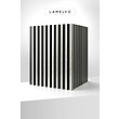 Lamelio Houtlook wandpaneel - Asti zilver 270 x 12,2 cm