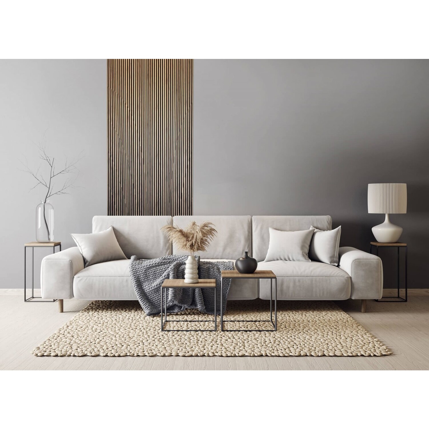 Lamelio Houtlook wandpaneel - Asti eiken 270 x 12,2 cm