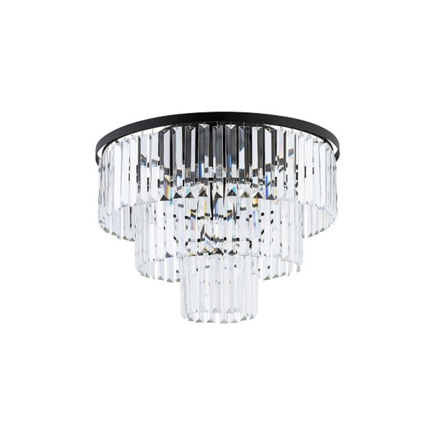 Plafondlamp Cristal M Zwart