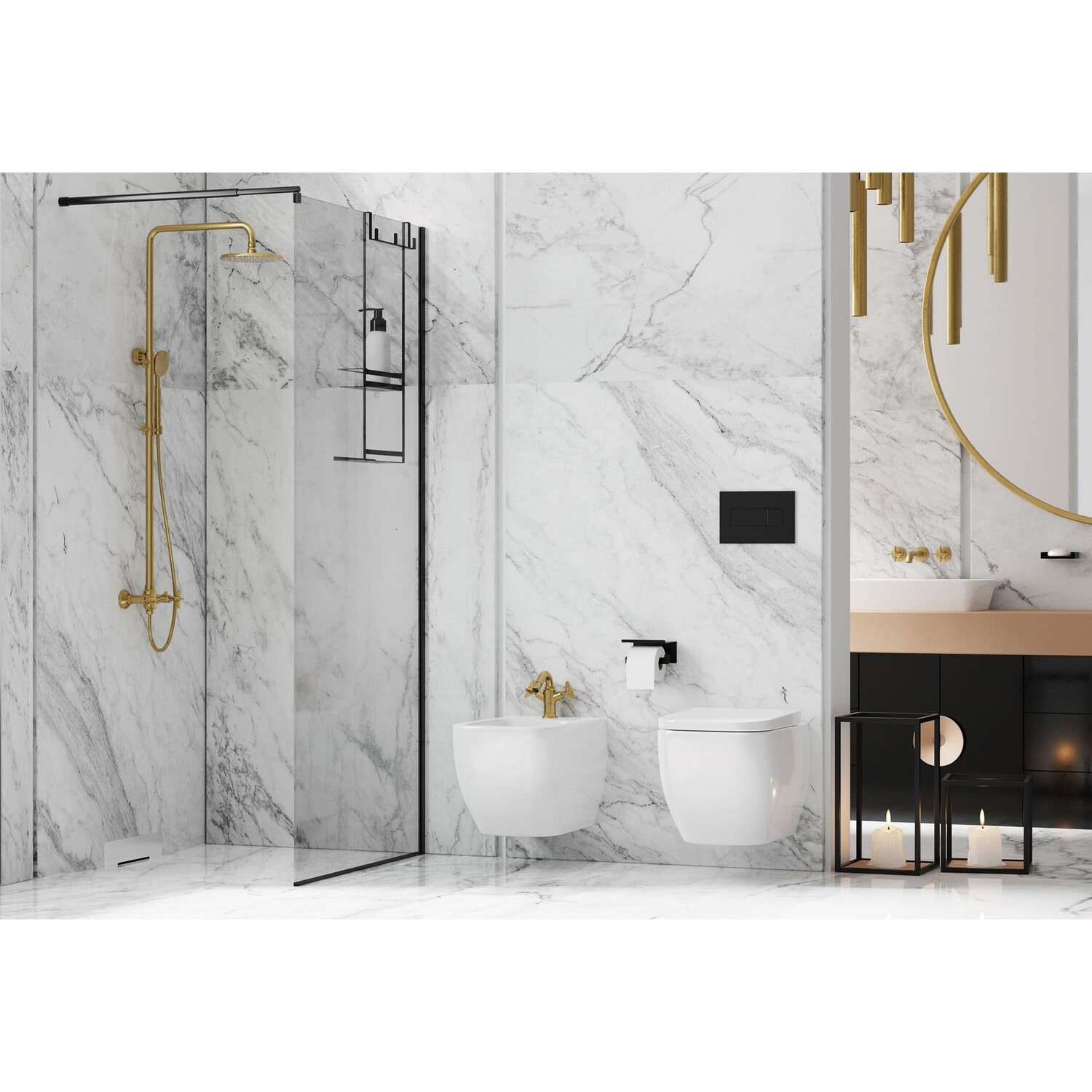 Toiletrolhouder Mokko nero