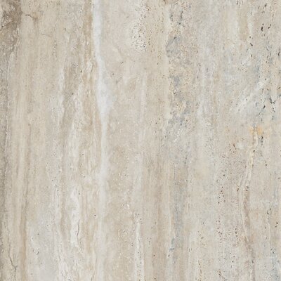 Vloer- en wandtegel stonelook Travertino mat 80 x 80 cm