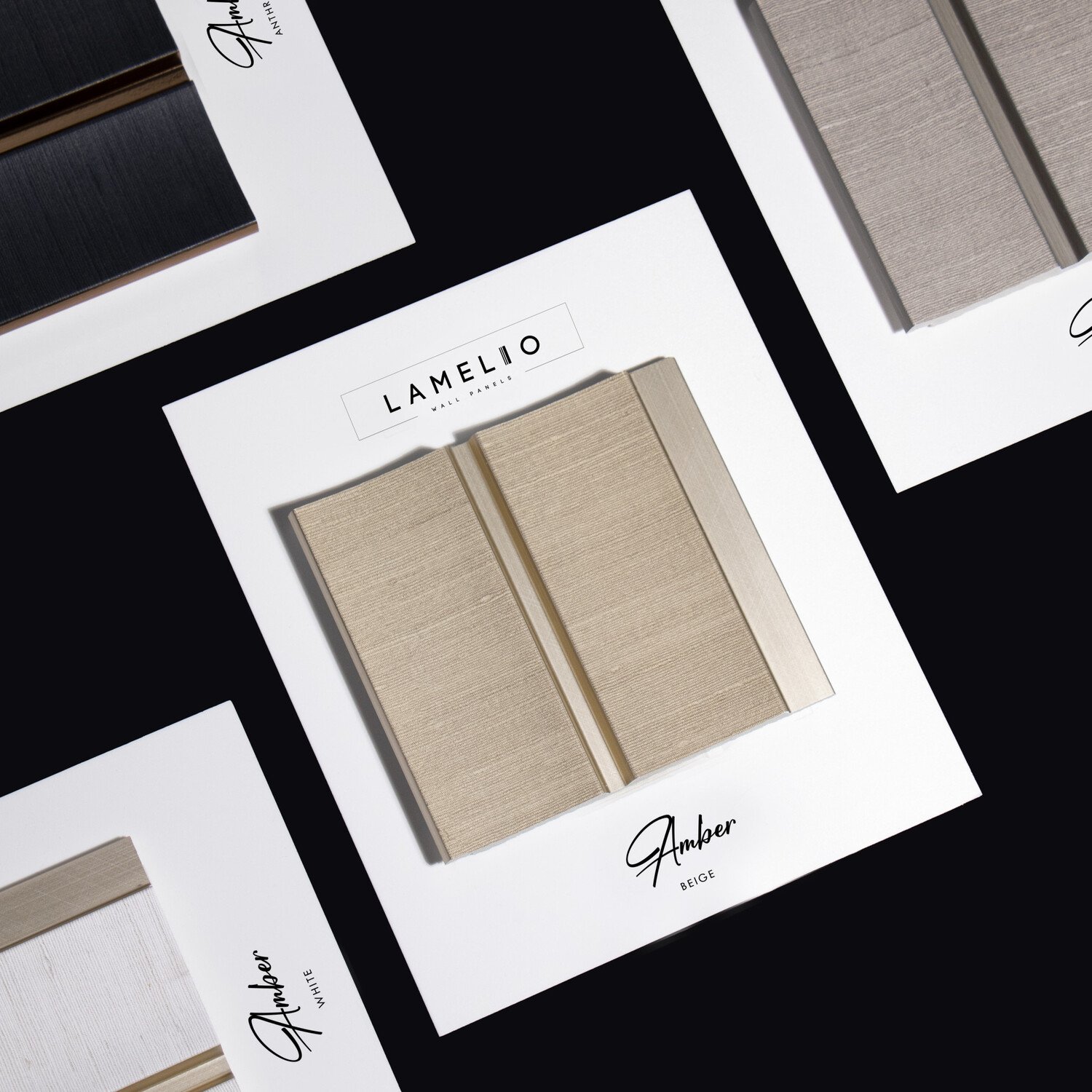 Lamelio 3D wandpaneel - Amber Beige 270 cm