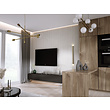 Lamelio 3D wandpaneel - Amber Wit 270 cm