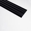 Lamelio 3D wandpaneel - Onda Zwart 270 cm