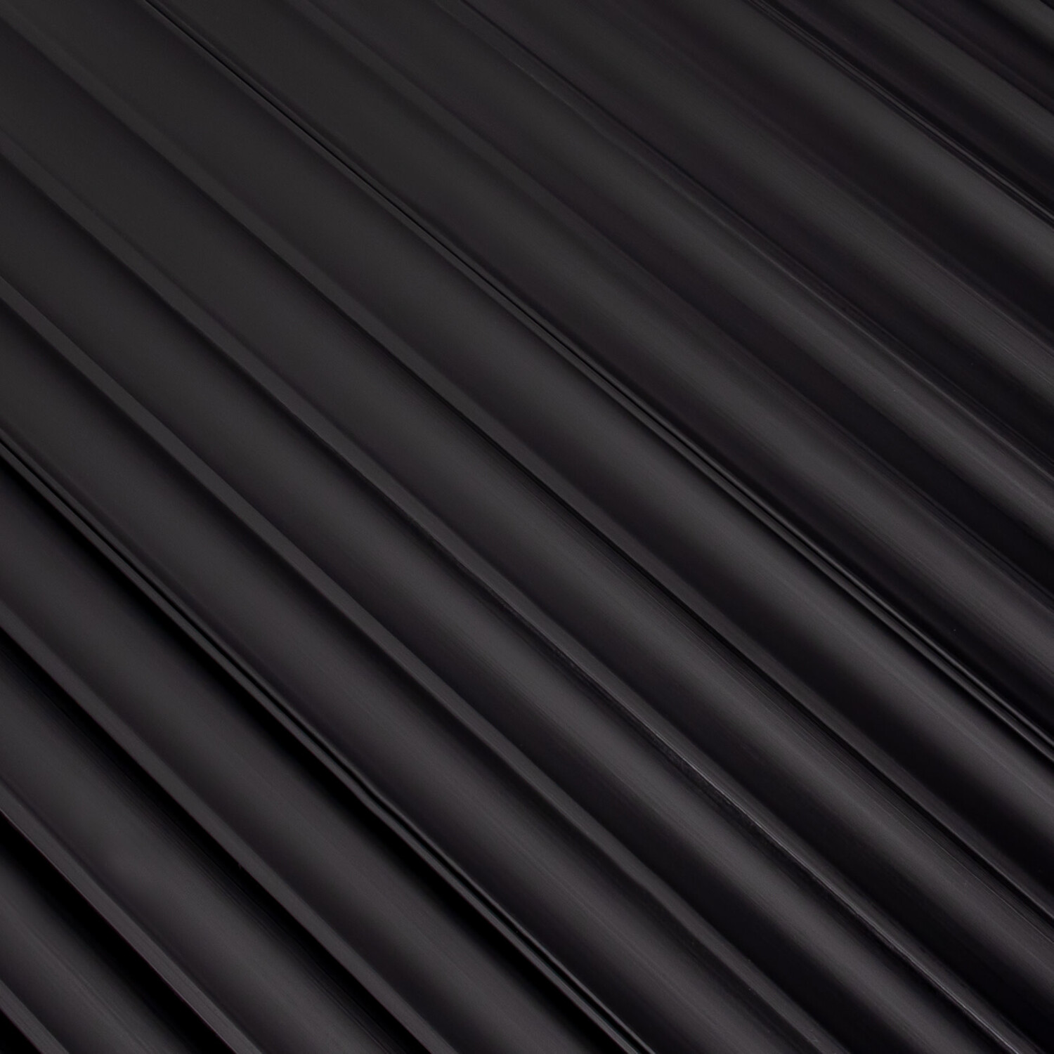Lamelio 3D wandpaneel - Onda Zwart 270 cm