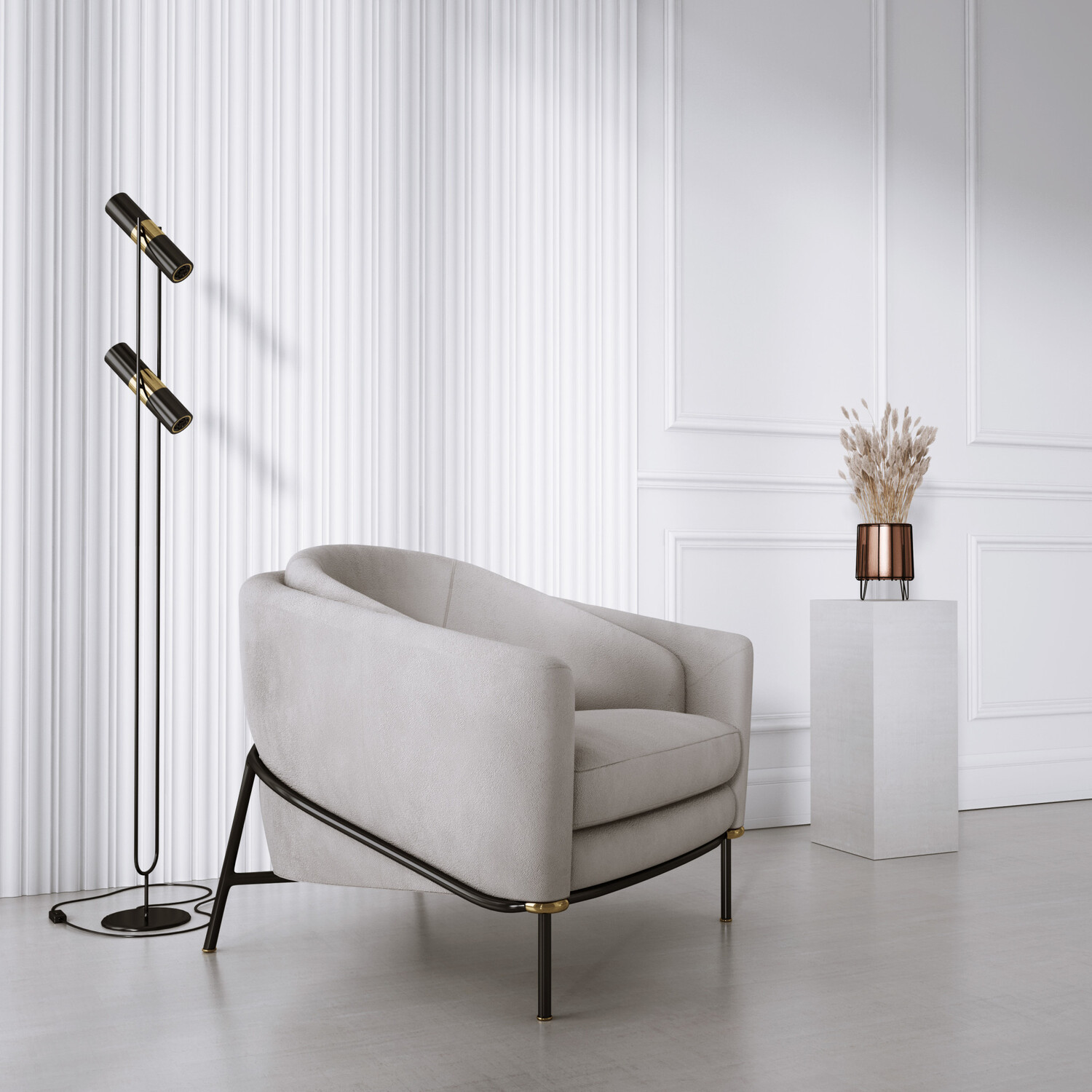 Lamelio 3D wandpaneel - Infinity Versal 270 cm