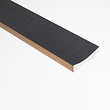 Lamelio 3D wandpaneel Afwerkstrip - Amber Antraciet rechts Lamelio Lamelio 3D wandpaneel Afwerkstrip - Amber Antraciet rechts