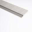 Lamelio Lamelio 3D wandpaneel Afwerkstrip - Amber Grijs links