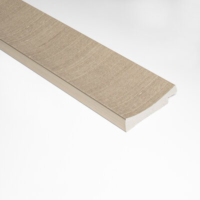 Lamelio 3D wandpaneel Afwerkstrip - Amber Beige rechts