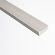 Lamelio Lamelio 3D wandpaneel Afwerkstrip - Onda Grijs rechts
