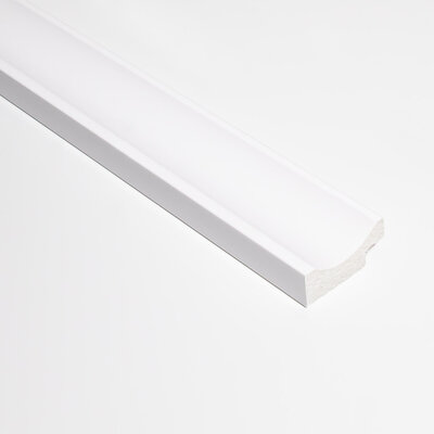 Lamelio 3D wandpaneel Afwerkstrip - Infinity Onda rechts