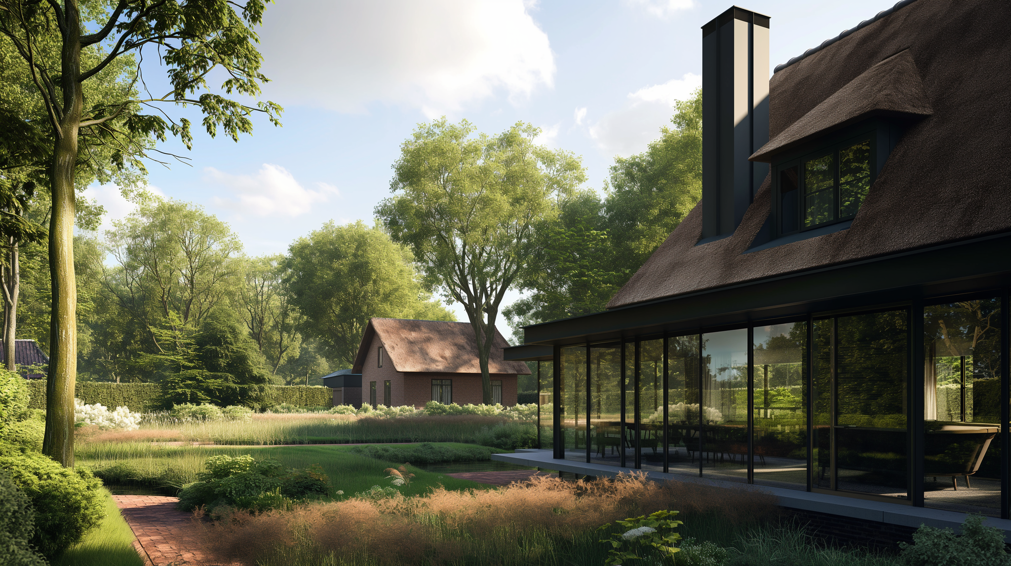 Four Dukes Huis in het groene hart villa design