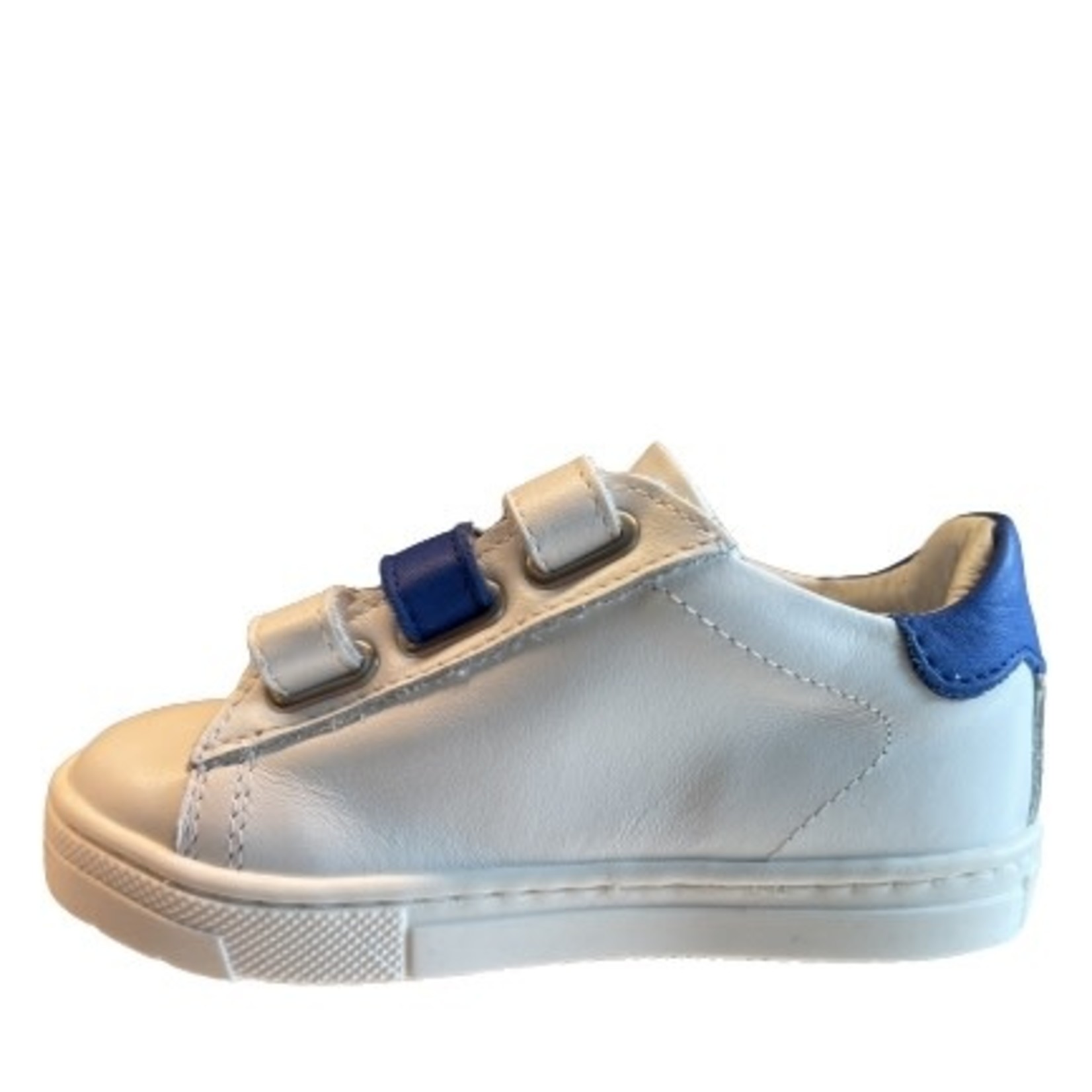 Wit/blauw velcro