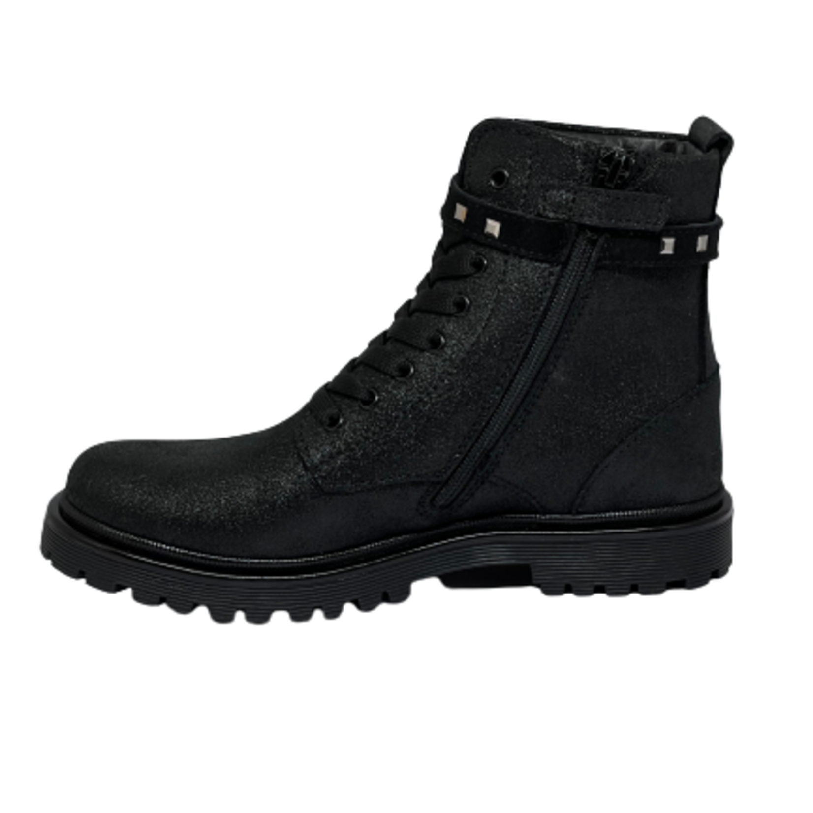 Poldino Poldino Hoge schoen Studs/Zwart