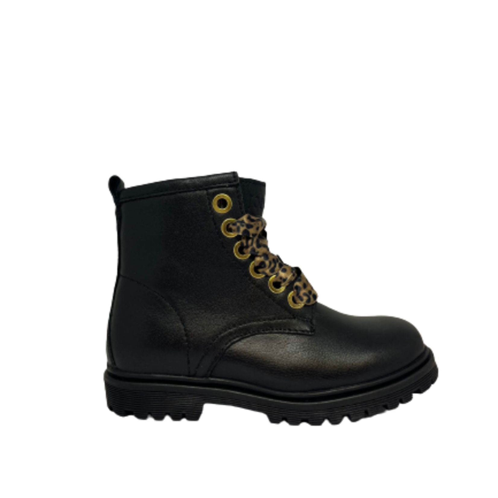 Jopper Hoge schoen zwart leo