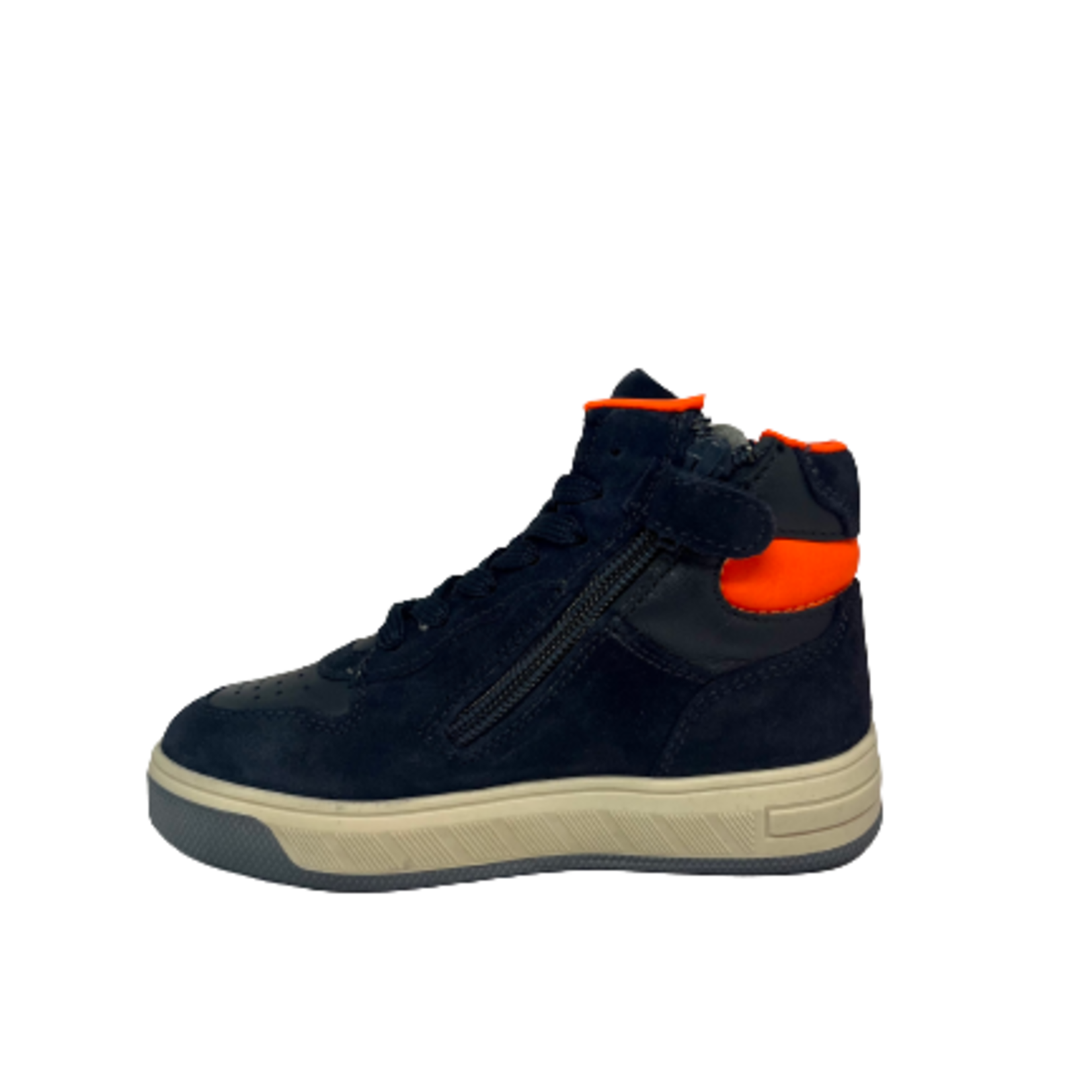 Jopper Hoge schoen blauw/oranje