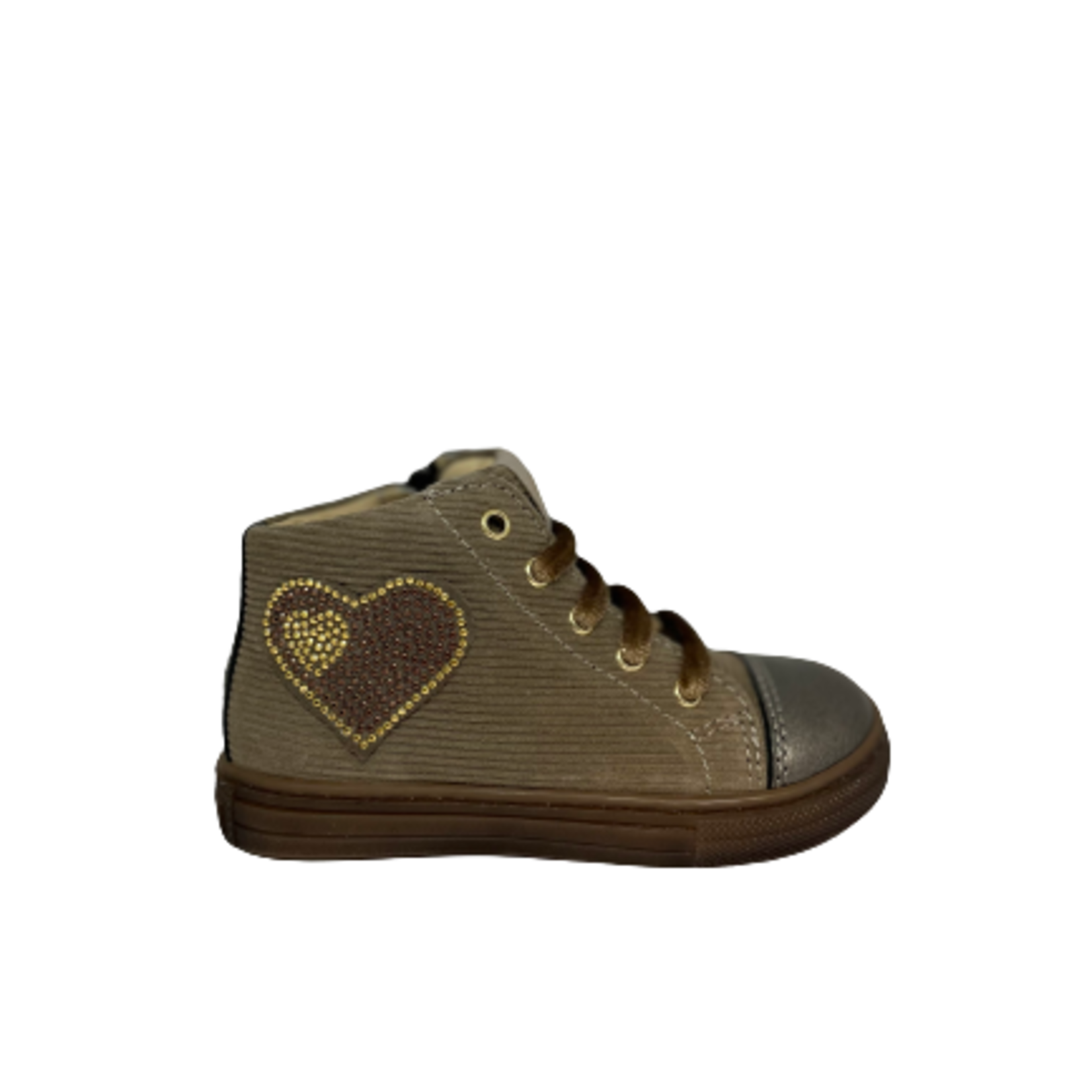 Lunella Lunella Hoge Schoen taupe hart