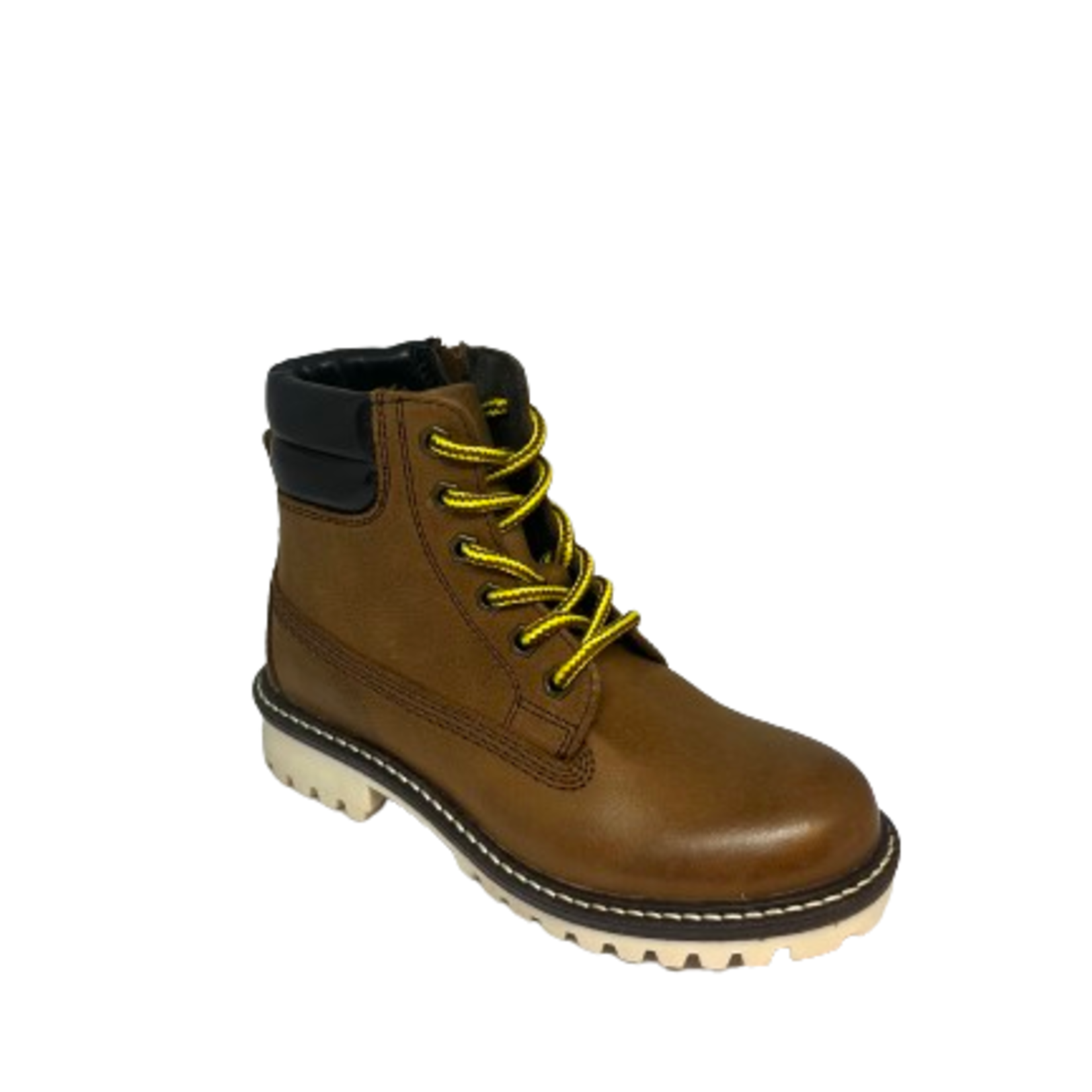 Hoge schoen Cognac/geel