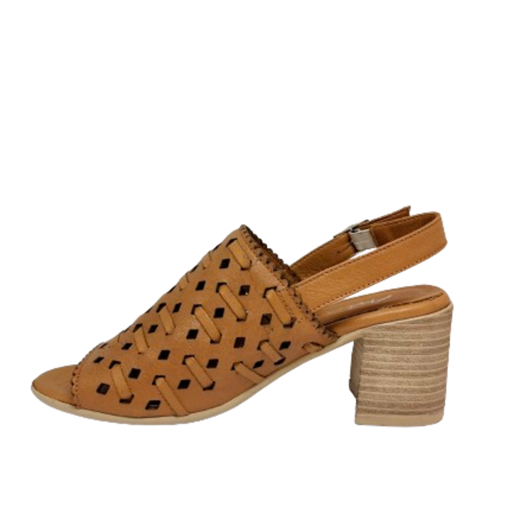 Andrea Conti Sandalette open cognac