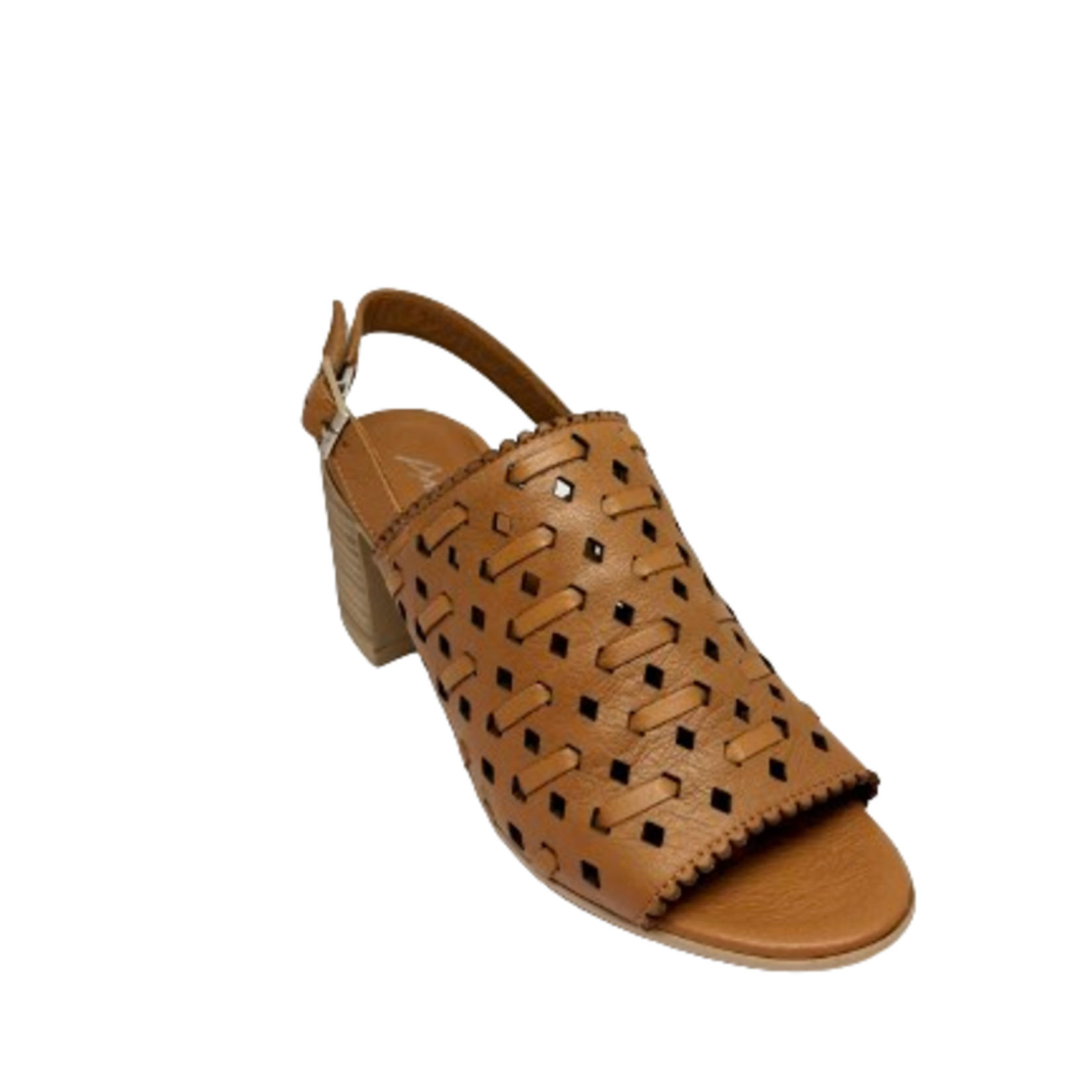 Andrea Conti Sandalette open cognac