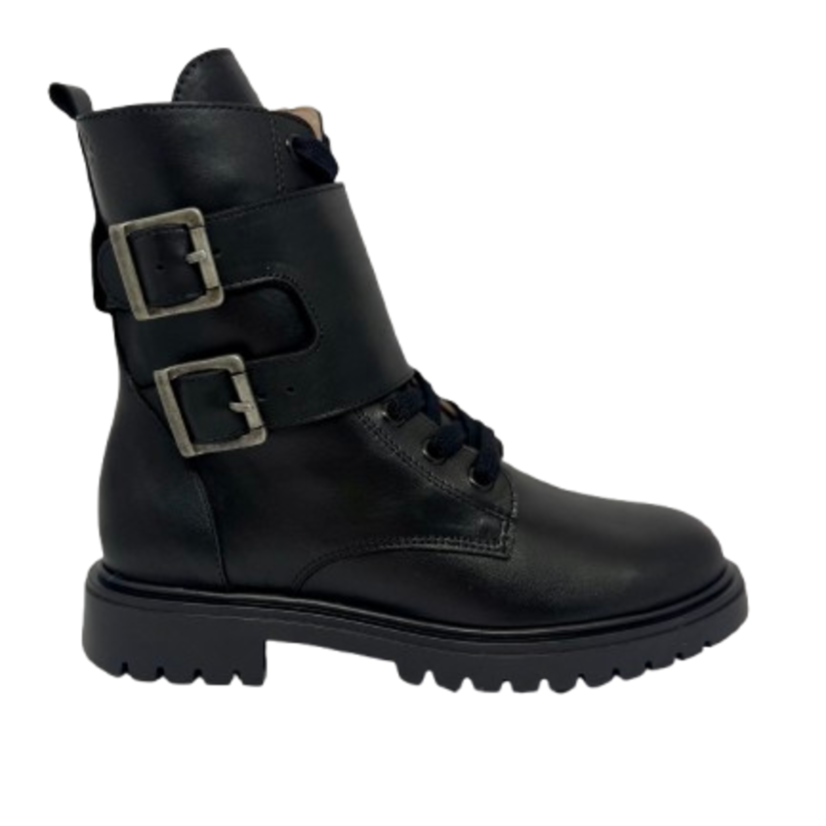 Acebos Acebos Hoge schoen zwart stoer