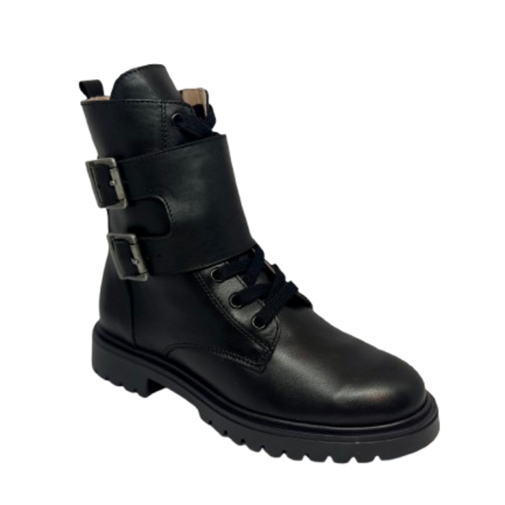 Acebos Acebos Hoge schoen zwart stoer