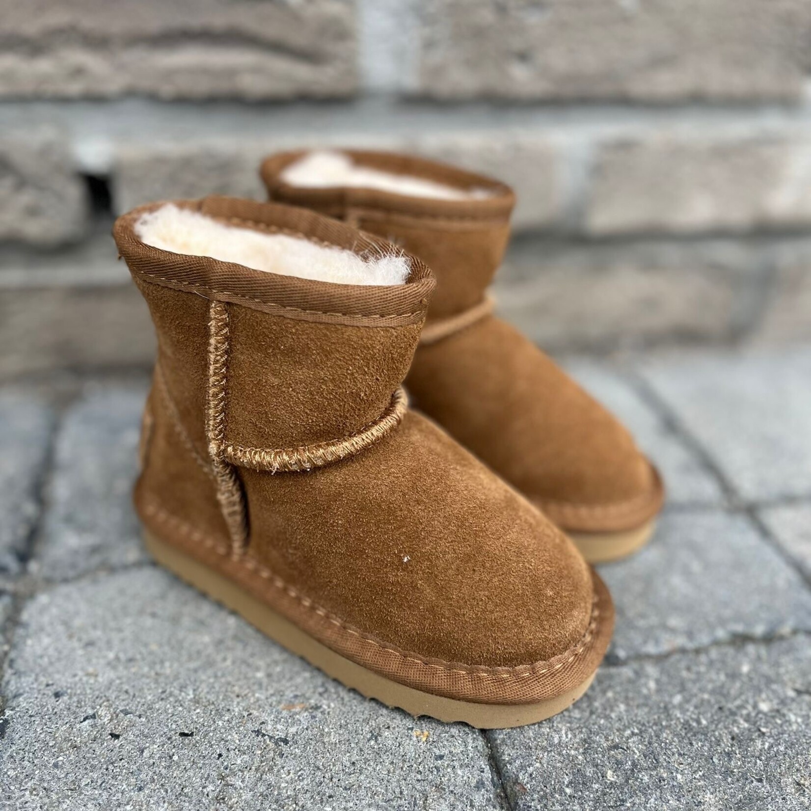 Cienta Cienta enkellaars beige