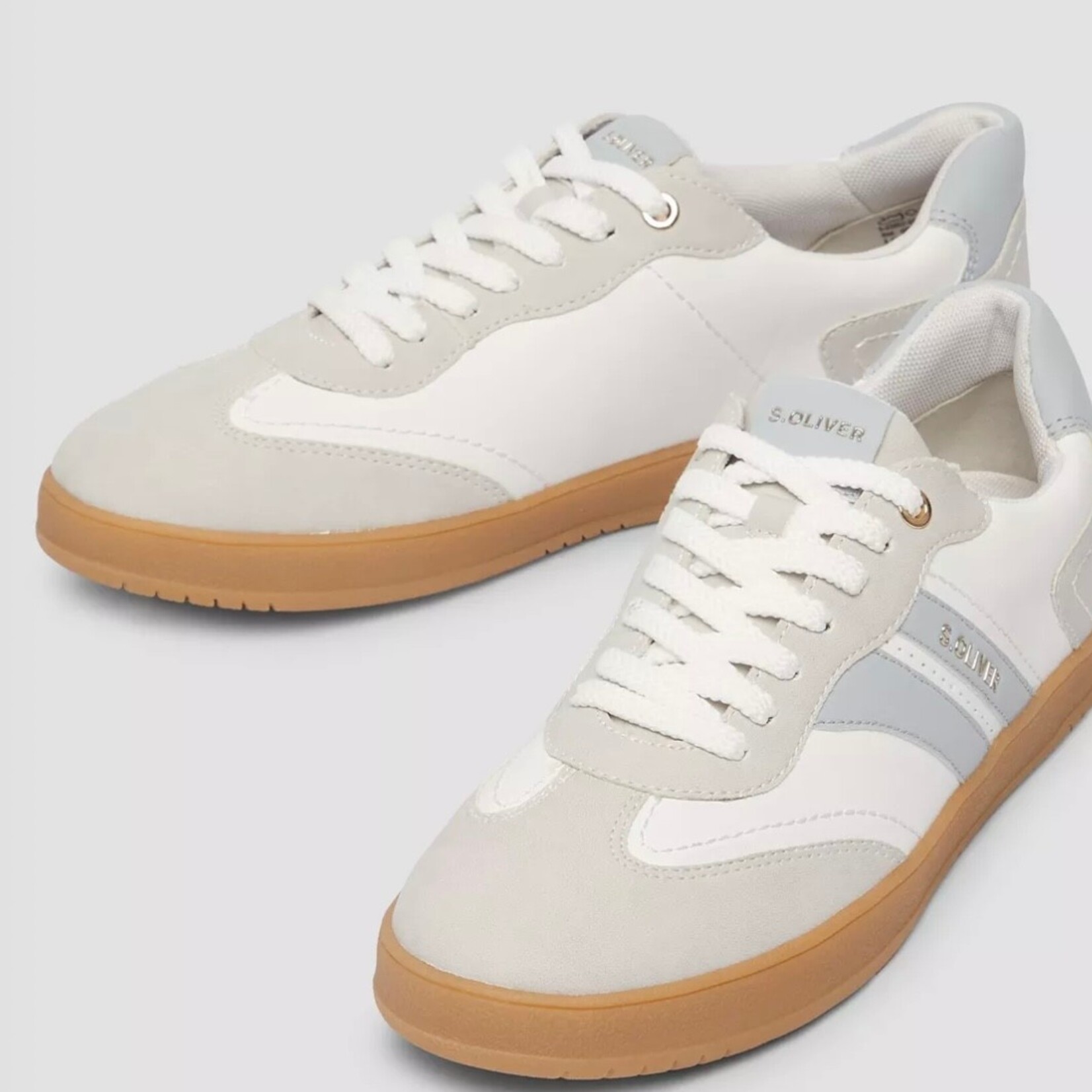 S.Oliver S.Oliver Sneaker wit/lichtbl