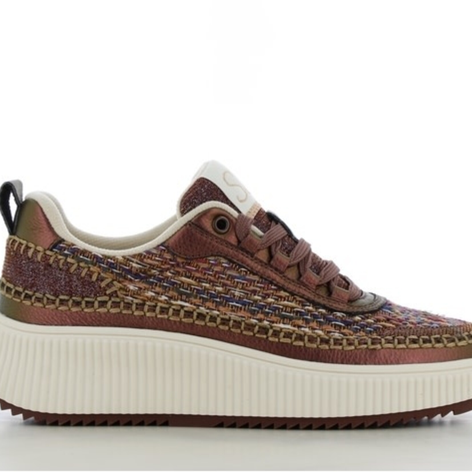SJ SJ Sneaker paars koord